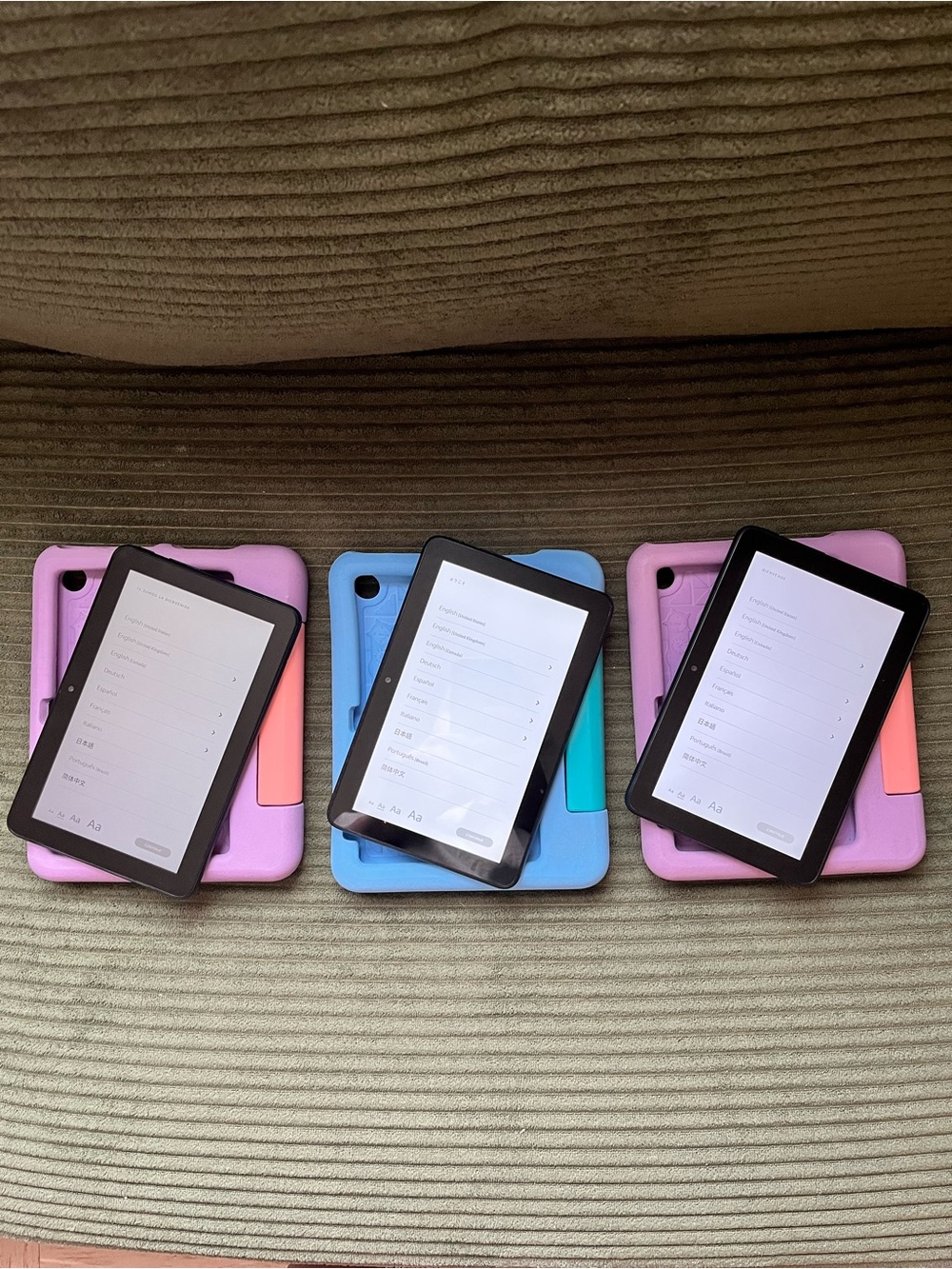 3 Amazon Fire 7 Kids tablet (newest model)